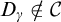 upper D Subscript gamma Baseline not an element of script upper C