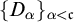 left brace upper D Subscript alpha Baseline right brace Subscript alpha less than German c