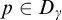 p element of upper D Subscript gamma