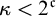 kappa less than 2 Superscript German c