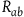 upper R Subscript a b