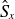 ModifyingAbove upper S With caret Subscript x