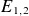 upper E Subscript 1 comma 2