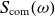 upper S Subscript normal c normal o normal m Baseline left parenthesis omega right parenthesis