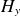 upper H Subscript y