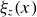 xi Subscript z Baseline left parenthesis x right parenthesis