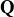 bold upper Q