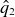 ModifyingAbove q With caret Subscript 2