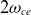 2 omega Subscript italic ce