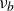 nu Subscript b