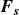 bold italic upper F Subscript bold italic s