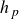 h Subscript p