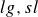 l g comma s l
