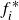 f Subscript i Superscript asterisk