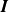 bold italic upper I