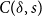 upper C left parenthesis delta comma s right parenthesis