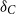 delta Subscript upper C