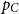 p Subscript upper C