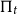 normal upper Pi Subscript t