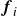 bold italic f Subscript i