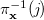 pi Subscript bold x Superscript negative 1 Baseline left parenthesis italic j right parenthesis