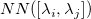upper N upper N left parenthesis left bracket lamda Subscript i Baseline comma lamda Subscript j Baseline right bracket right parenthesis