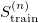 upper S Subscript train Superscript left parenthesis n right parenthesis
