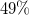 49 percent sign