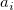 a Subscript i