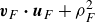 bold italic v Subscript upper F Baseline bold dot bold italic u Subscript upper F plus rho Subscript upper F Superscript 2