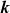 bold italic k