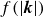 f left parenthesis StartAbsoluteValue bold italic k EndAbsoluteValue right parenthesis