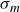sigma Subscript m