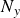 upper N Subscript y
