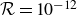 script upper R equals 10 Superscript negative 12