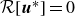 script upper R left bracket bold italic u Superscript asterisk Baseline right bracket equals 0
