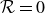 script upper R equals 0