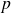 p