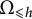 normal upper Omega Subscript less than or slanted equals h