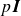 p bold italic upper I
