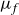 mu Subscript f