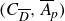 left parenthesis upper C Subscript upper D overbar Baseline comma upper A overbar Subscript p Baseline right parenthesis