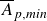 upper A overbar Subscript p comma italic min