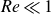 italic Re much less than 1