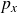 p Subscript x