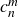 c Subscript n Superscript m