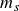 m Subscript s