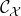script upper C Subscript script upper X