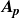 bold italic upper A Subscript bold italic p
