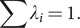 sigma summation lamda Subscript i Baseline equals 1 period